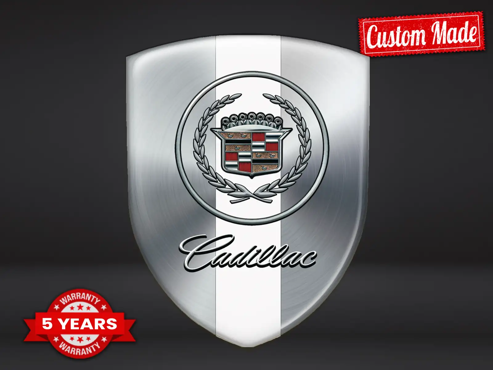 Cadillac Domes Emblem Limited Drift Premium Autoaufkleber